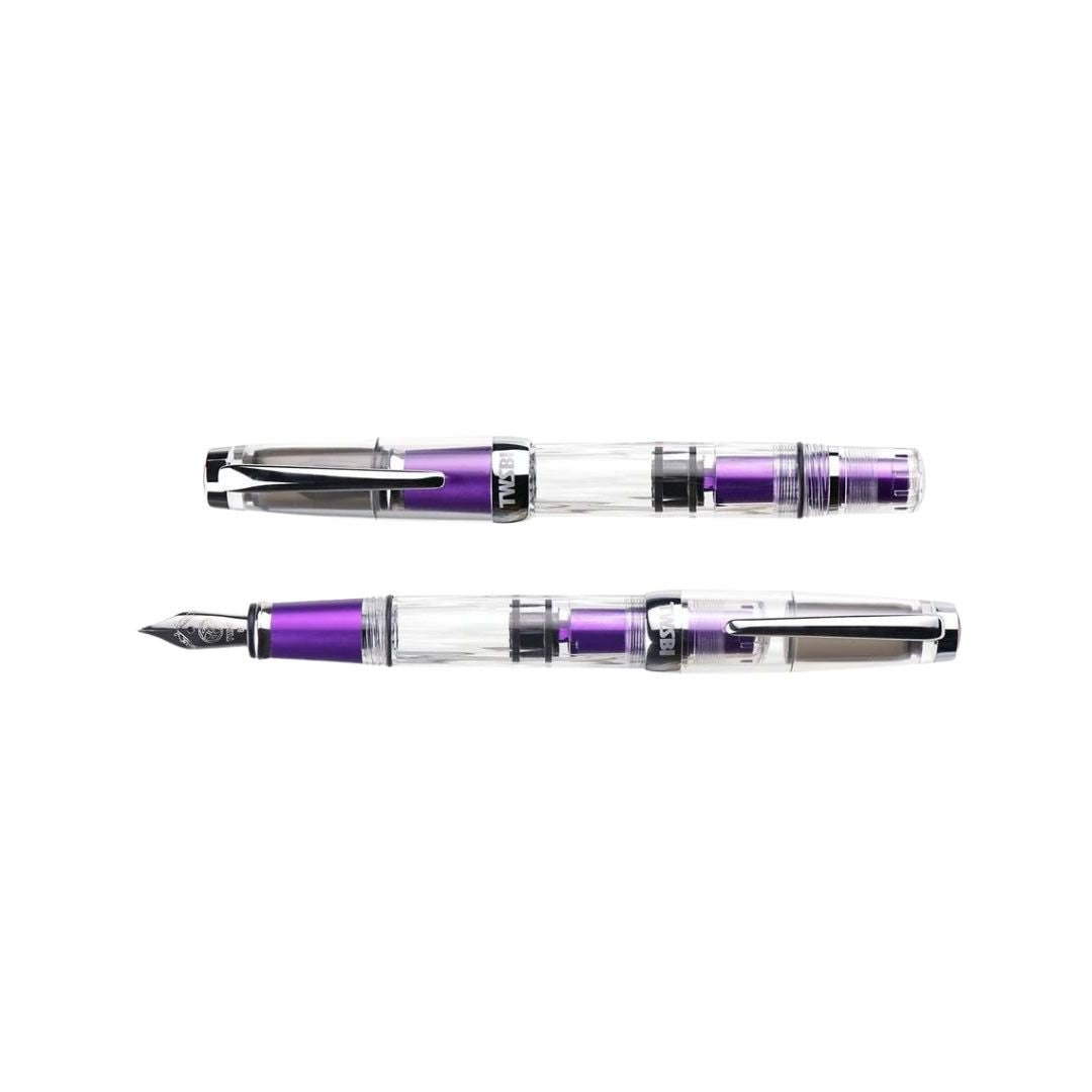 TWSBI Diamond Mini AL Fountain Pen - Grape — flat lay