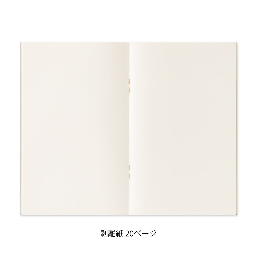 Midori Sticker Book with Pocket - Gray — in use