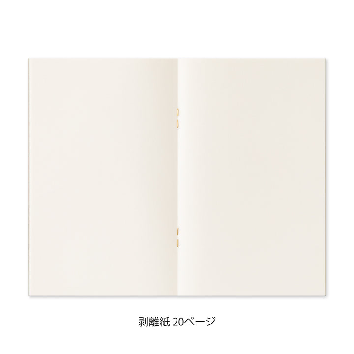 Midori Sticker Book with Pocket - Gray — in use