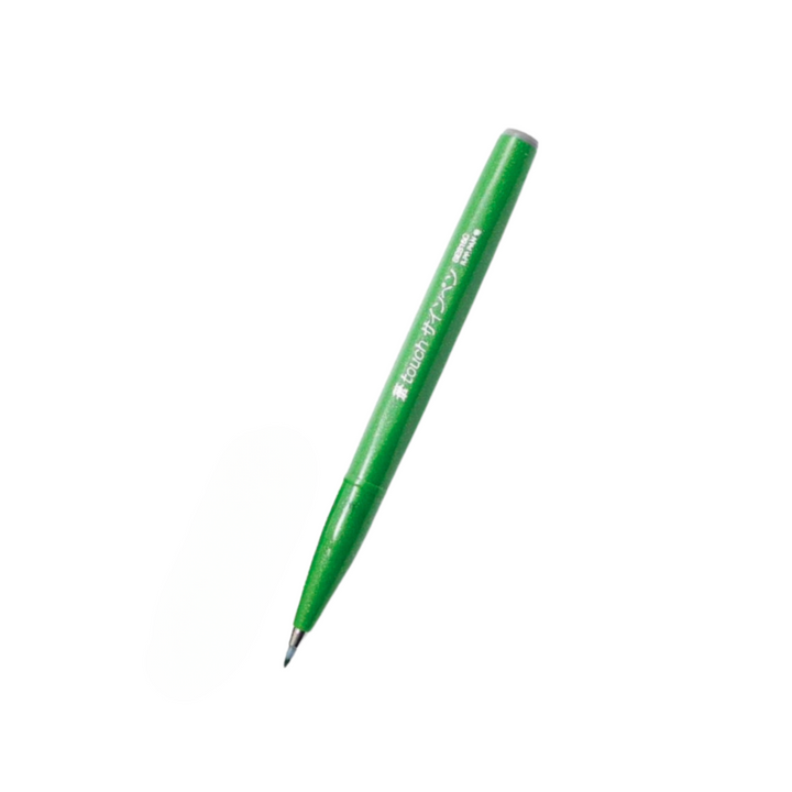 Pentel Brush Sign Pen - All 36 colors — flat lay
