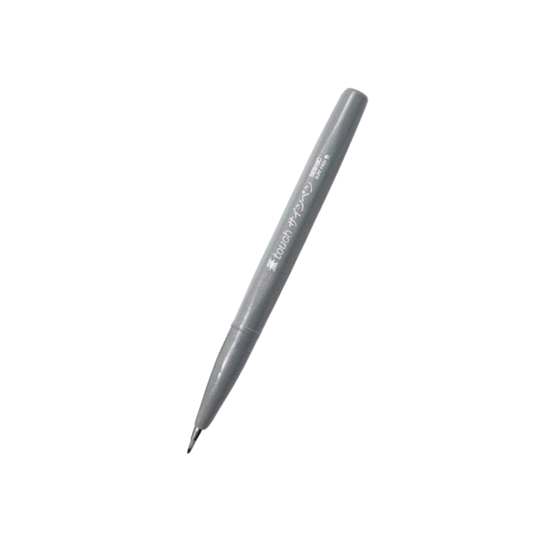 Pentel Brush Sign Pen - All 36 colors — flat lay