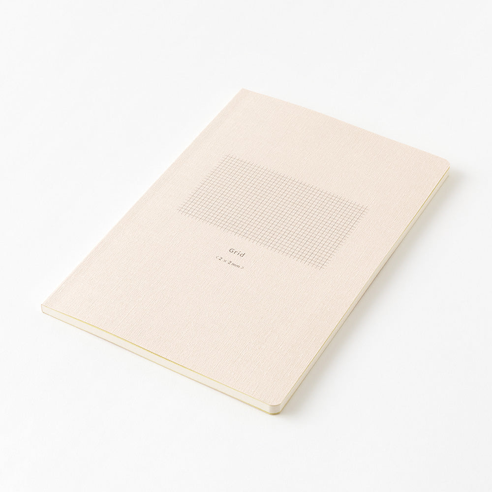 Midori Yuru Log Notebook [B6] - Grid 2x2mm — flat lay