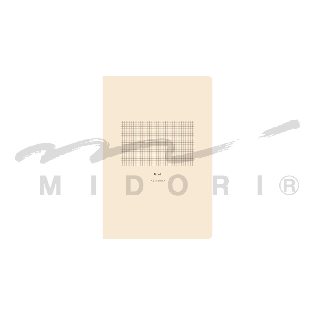 Midori Yuru Log Notebook [B6] - Grid 2x2mm — ruling detail