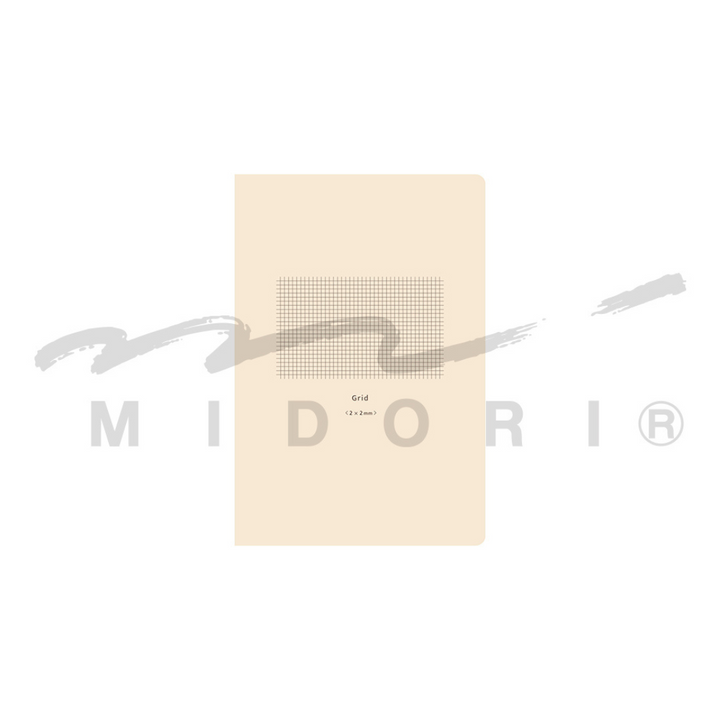 Midori Yuru Log Notebook [B6] - Grid 2x2mm — ruling detail