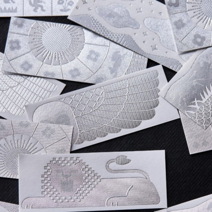 KITTA Special Foil-Type Changing Design Sticker - Hekiga — in use