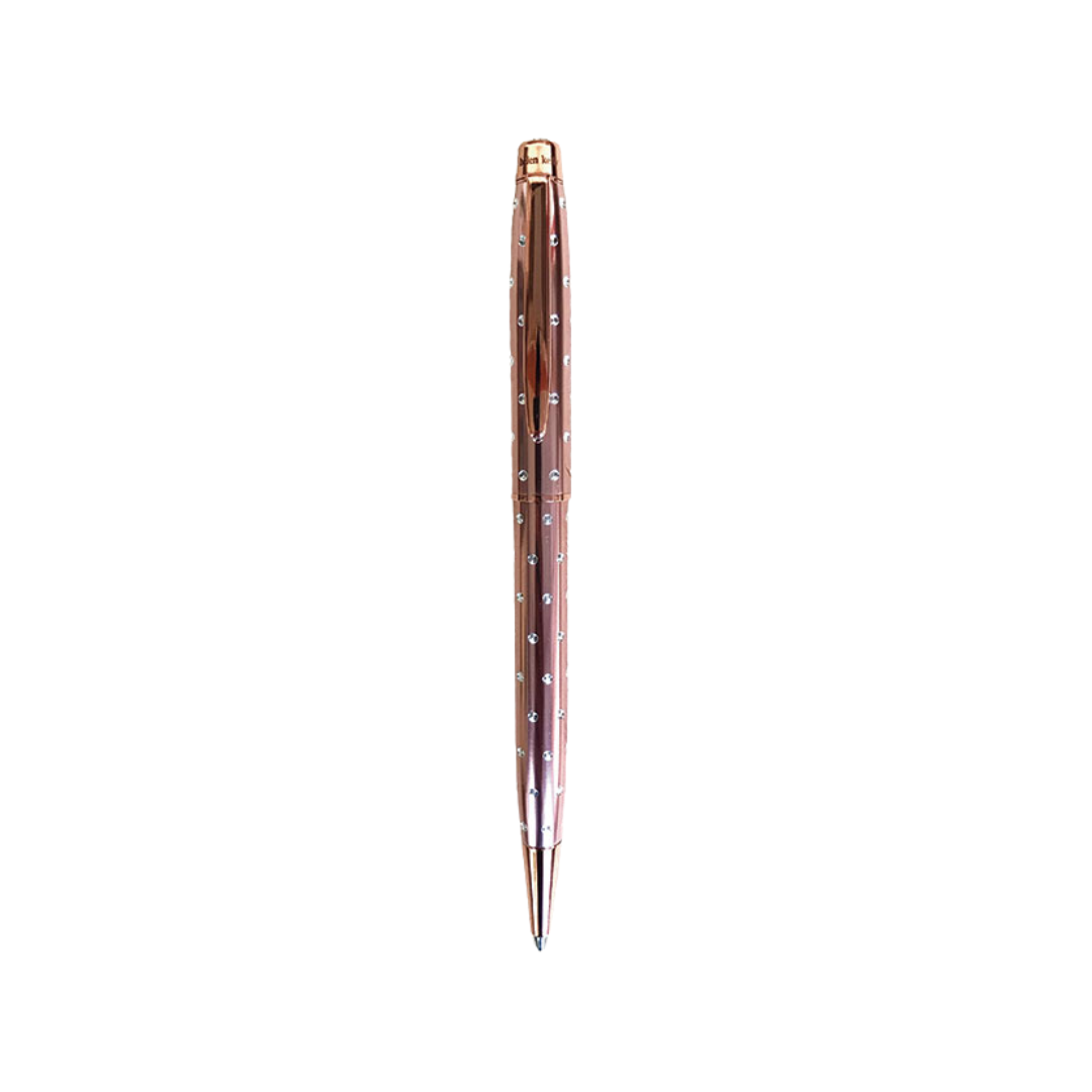 Helen Kelly Starlight Pen Rose Gold — Helen Kelly ballpoint pen — reliable smooth-writing everyday pen, at Cityluxe Singapore