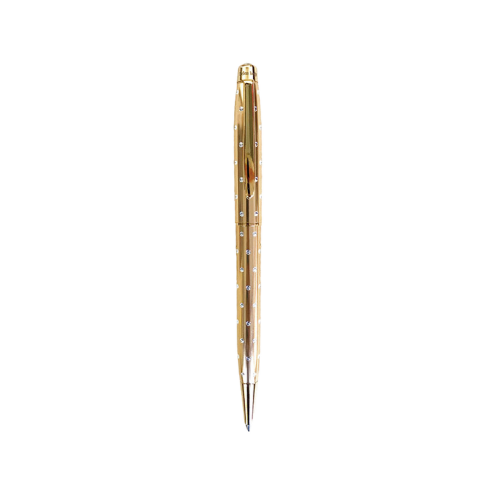 Helen Kelly Starlight Pen Gold — Helen Kelly ballpoint pen — reliable smooth-writing everyday pen, at Cityluxe Singapore