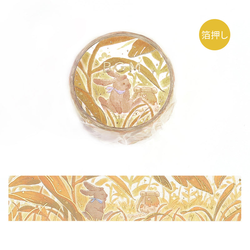 BGM Foil Stamping Masking Tape: Mysterious Journey - Hide and Seek — roll front