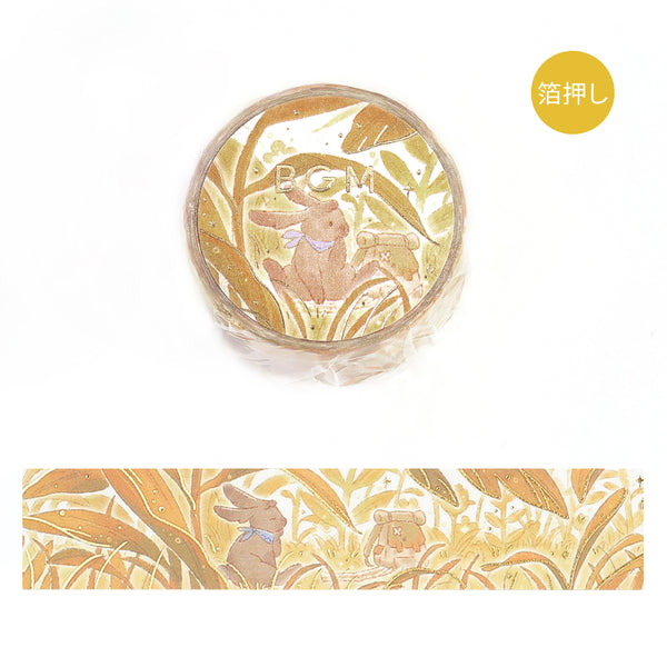 BGM Foil Stamping Masking Tape: Mysterious Journey - Hide and Seek — roll front