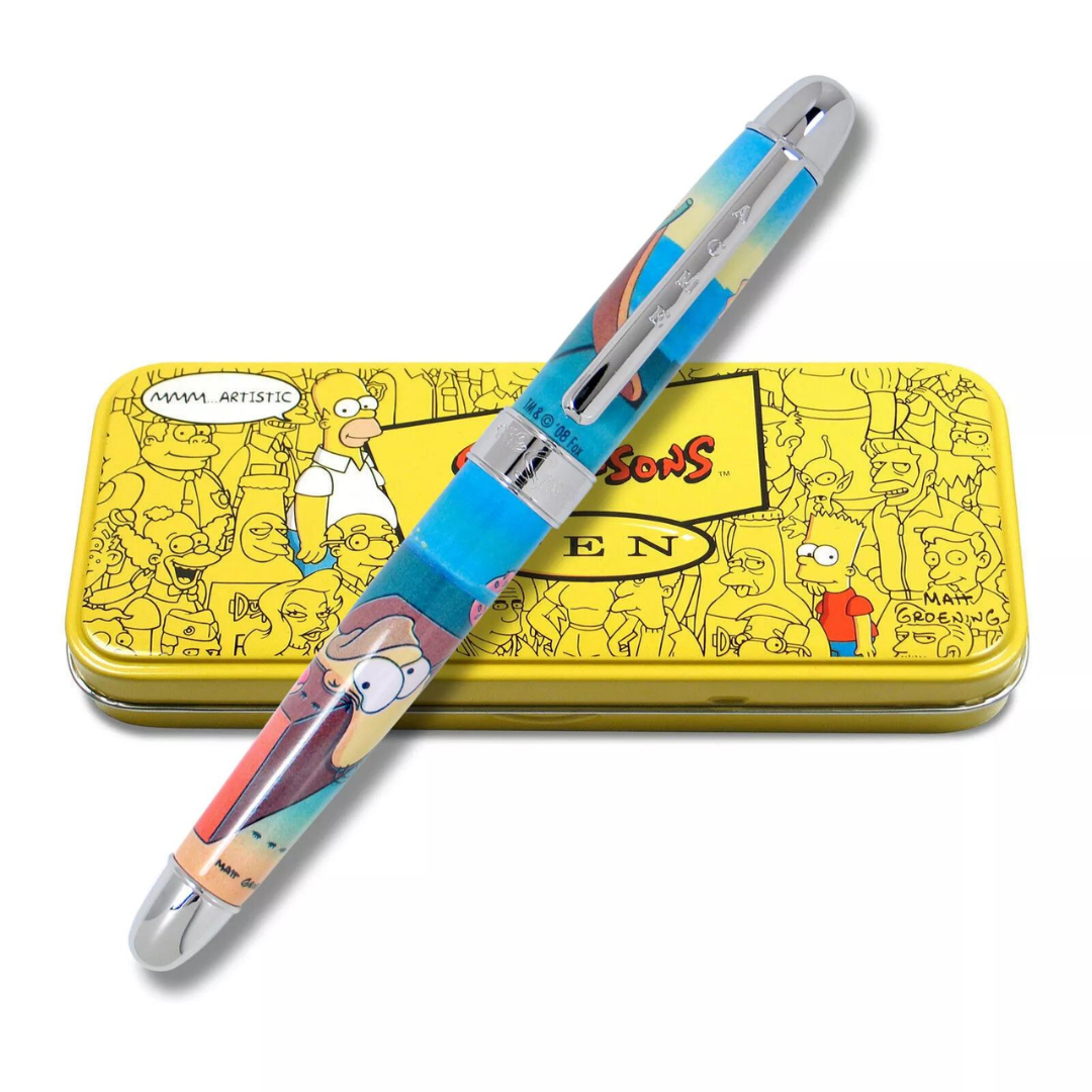Acme Studio Homer Simpson Limited Edition Rollerball Pen — flat lay