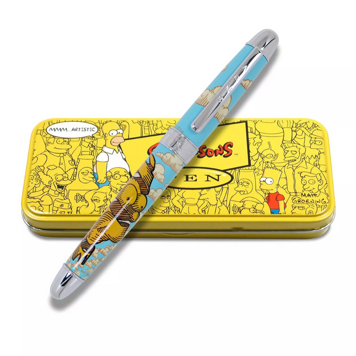 Acme Studio Homer Simpson Limited Edition Rollerball Pen — flat lay