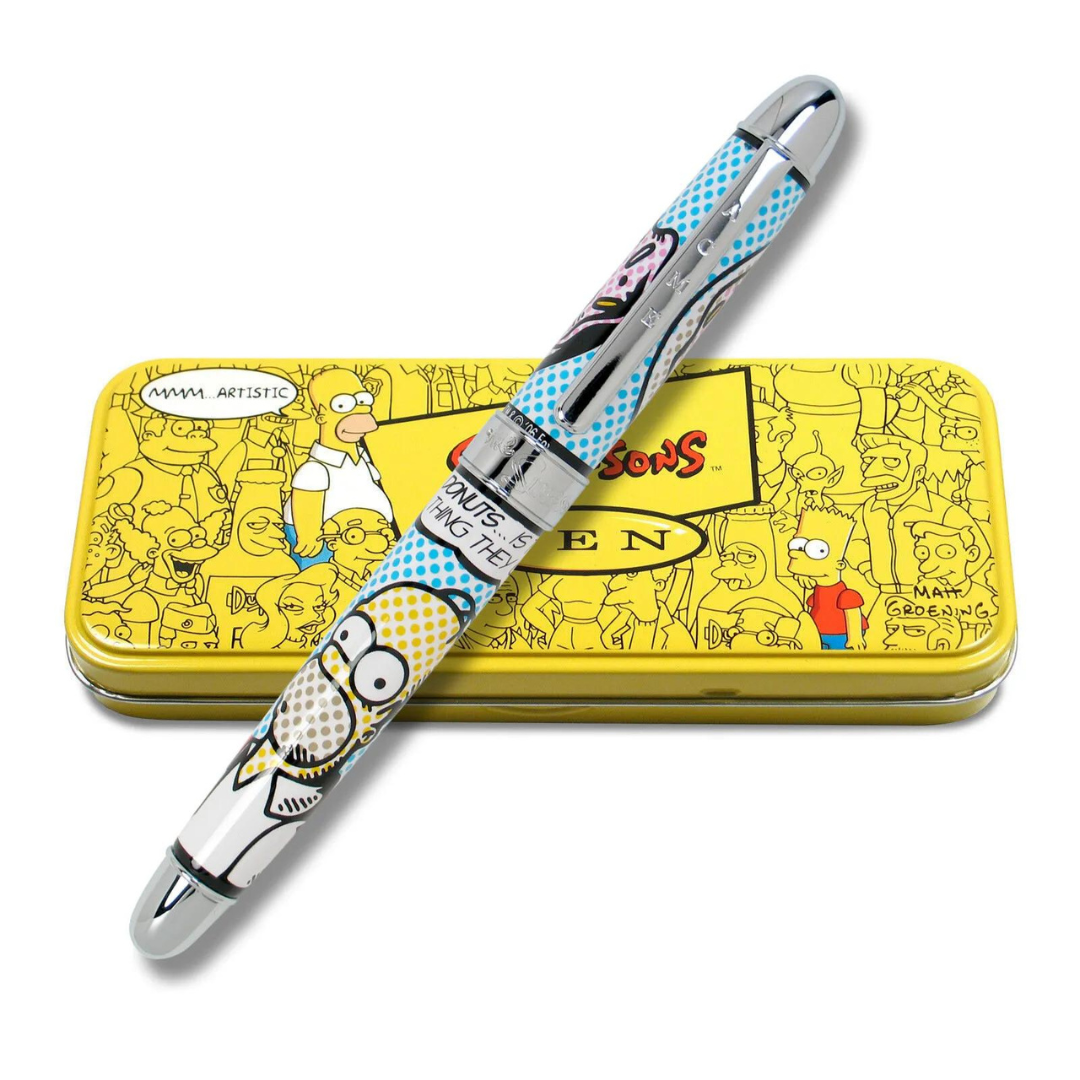 Acme Studio Homer Simpson Limited Edition Rollerball Pen — flat lay