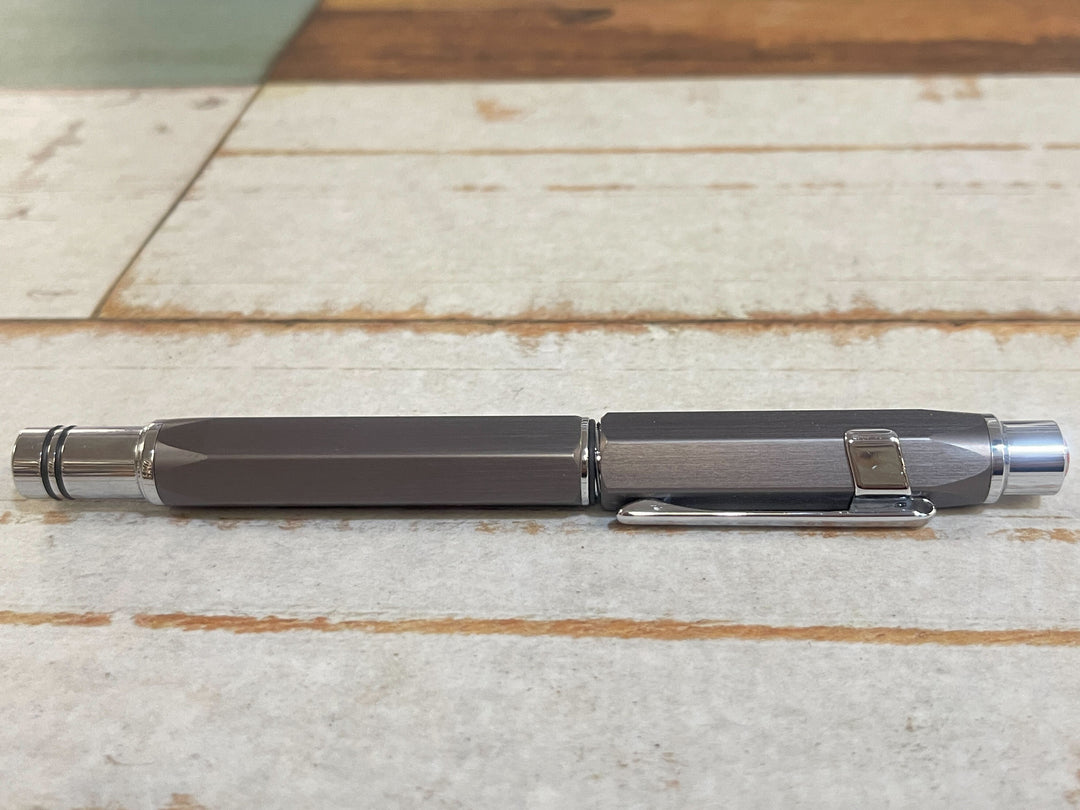 TWSBI Precision Fountain Pen Gunmetal - EF — with packaging