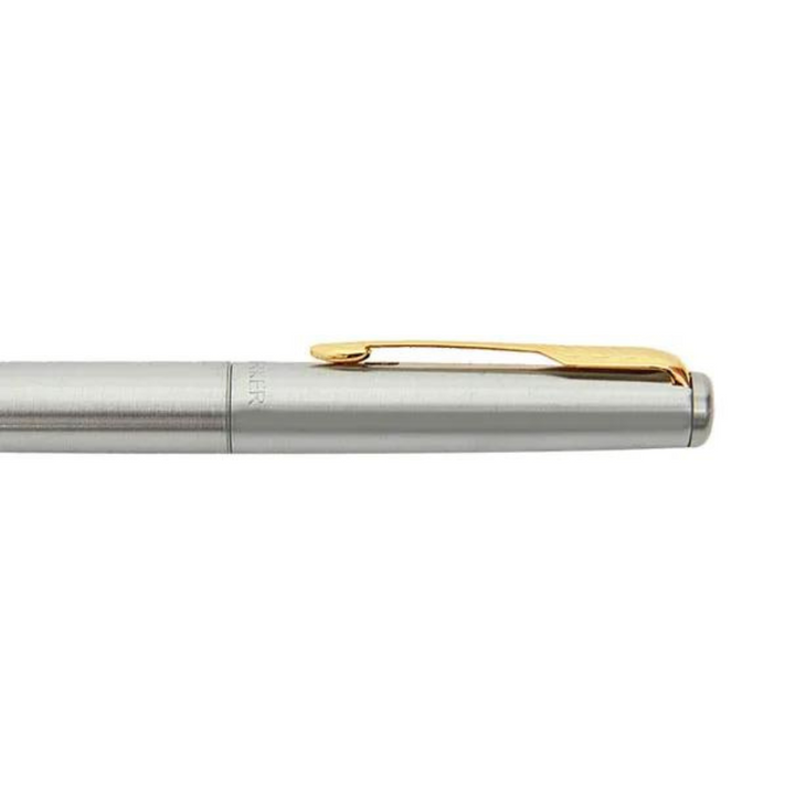 Parker Jotter Stainless Steel GT Rollerball Pen — Parker rollerball pen — fluid gel ink writing instrument, at Cityluxe Singapore