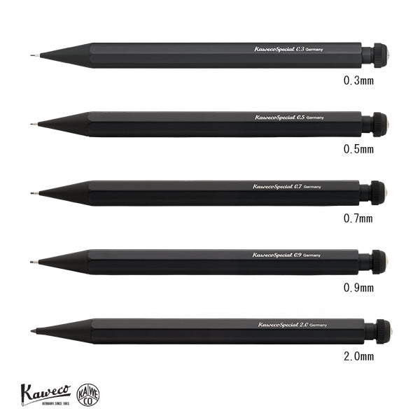 Kaweco Special Mechanical Pencil - Black — engraving example