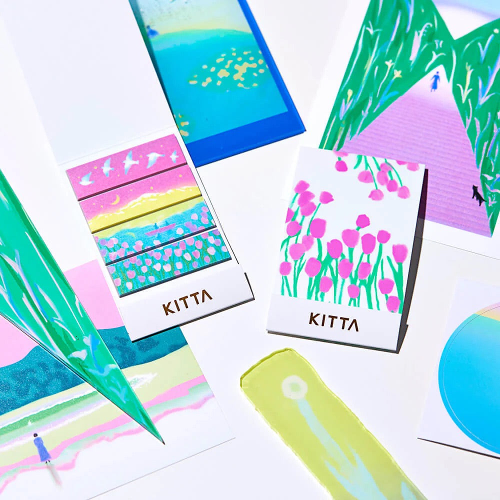 KITTA Masking Tape - Lake — with packaging