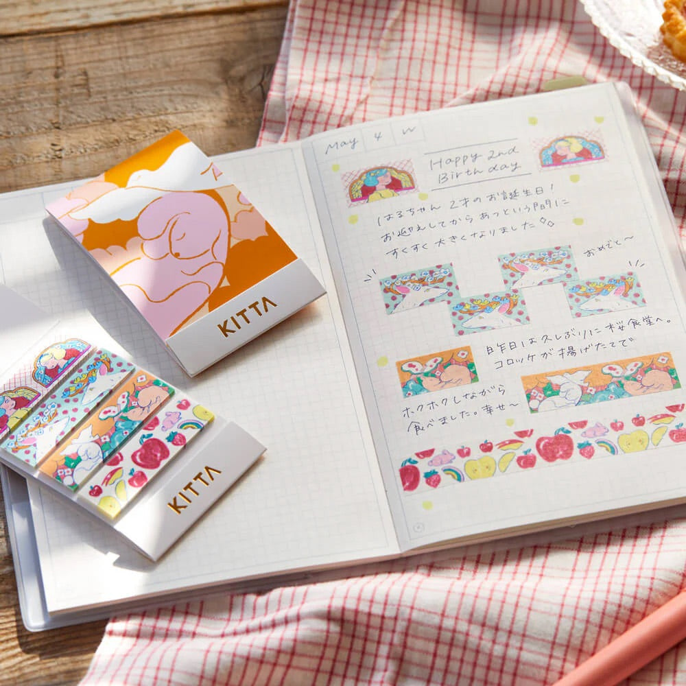 KITTA Masking Tape - Symmetry — roll side