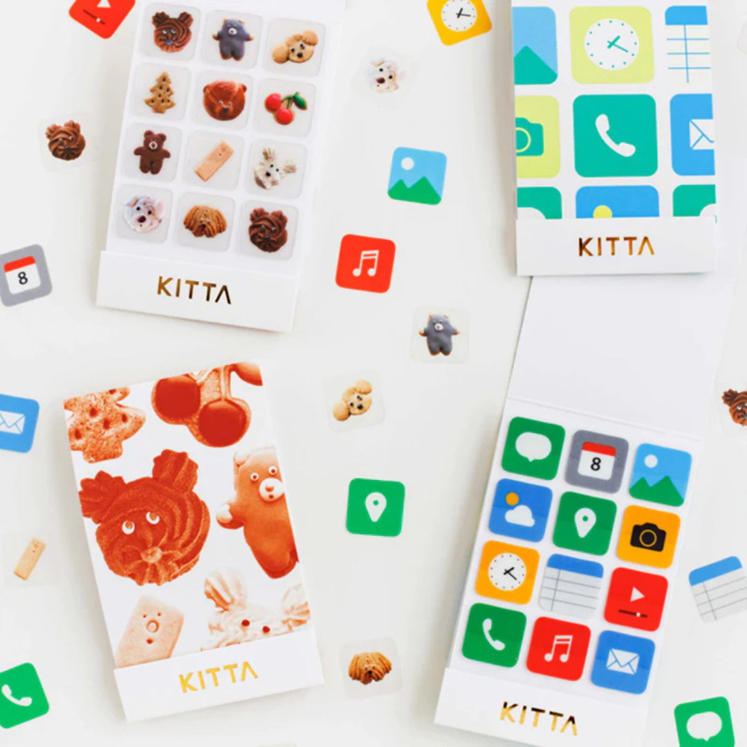 KITTA Clear Sticker - Snack — with packaging