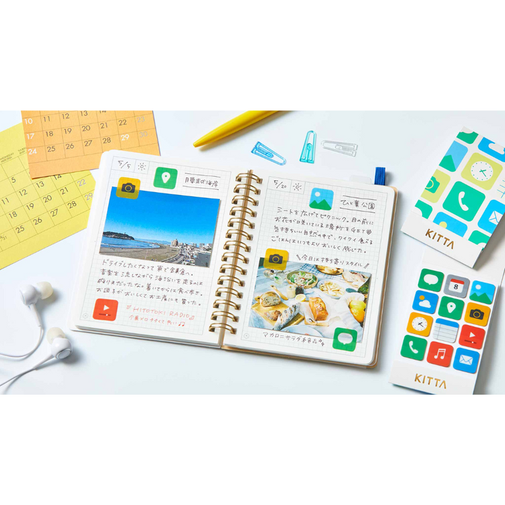 KITTA Clear Sticker - Snack — angle view