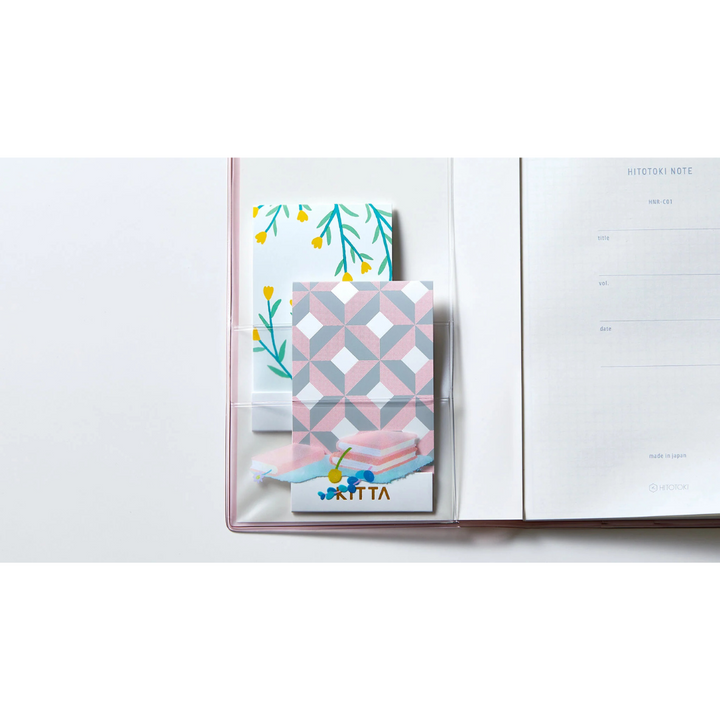 KITTA Clear Sticker - Snack — flat lay