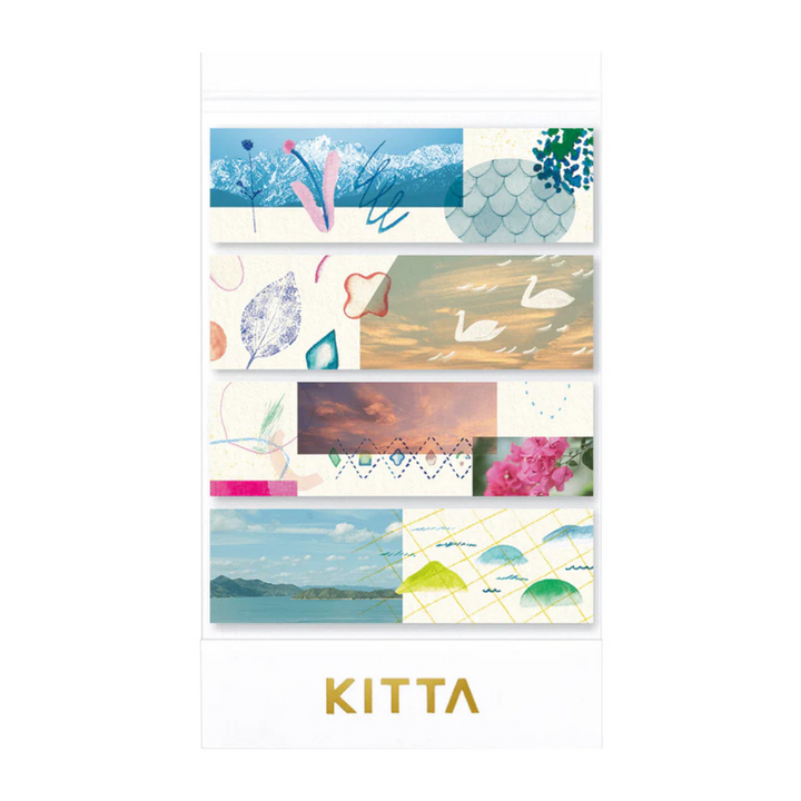 KITTA Washi Tape - Collage — roll front