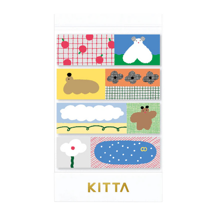 KITTA Washi Tape - Stroll — roll front