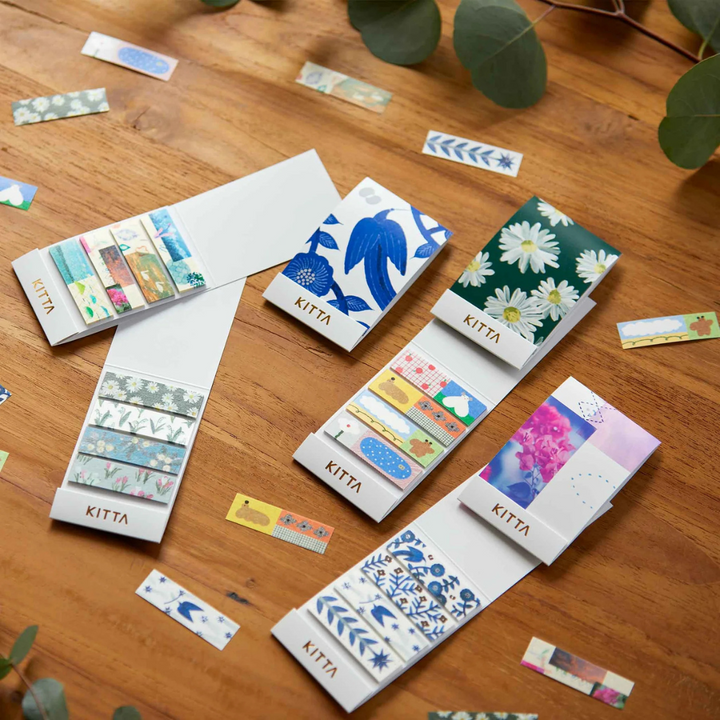 KITTA Washi Tape - Stroll — flat lay