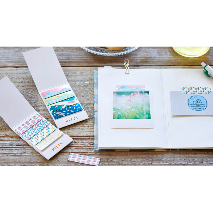 KITTA Washi Tape - Extended (Jabara) Fukei — close-up