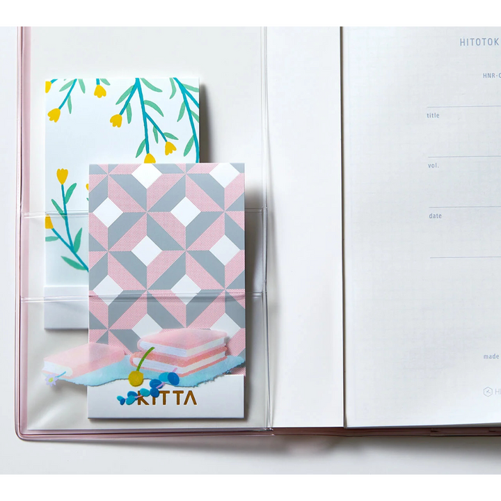 KITTA Washi Tape - Flower 9 — with packaging
