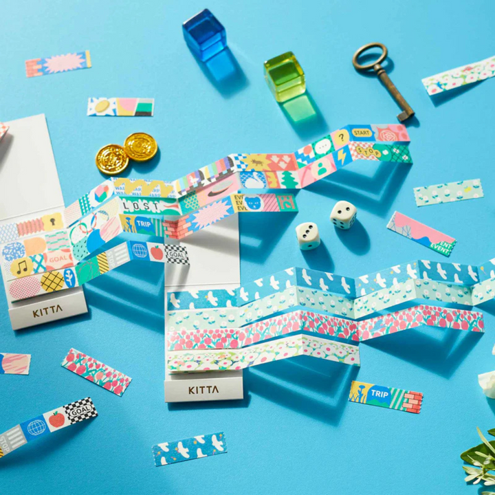 KITTA Washi Tape - Extended (Jabara) Fukei — close-up