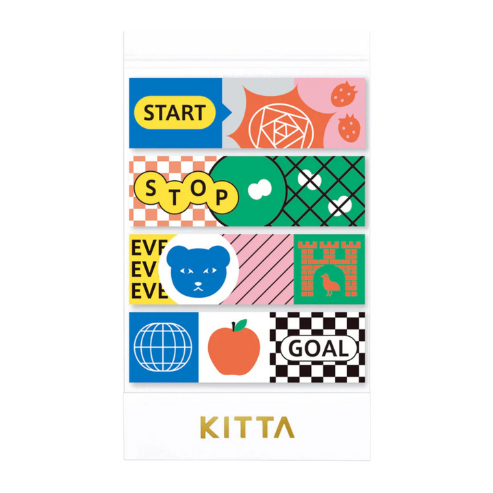 (DD) KITTA Washi Tape - Extended (Jabara) Sugoroku — roll front