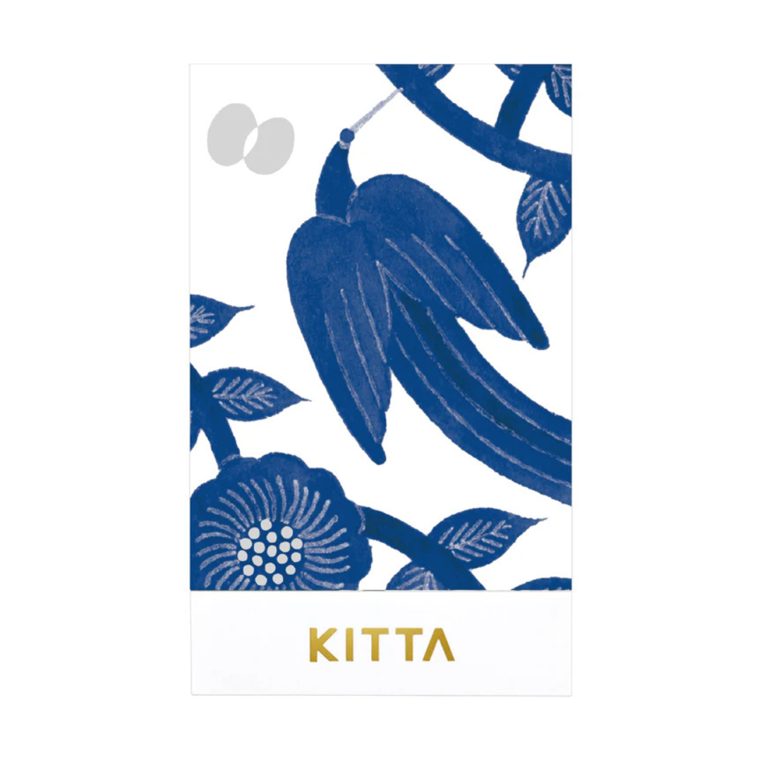 KITTA Washi Tape - Hikari (Silver Foil) — pattern detail