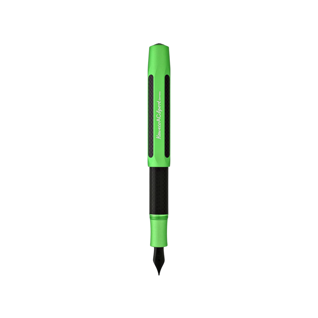 Kaweco AC Sport Fountain Pen - Green — engraving example