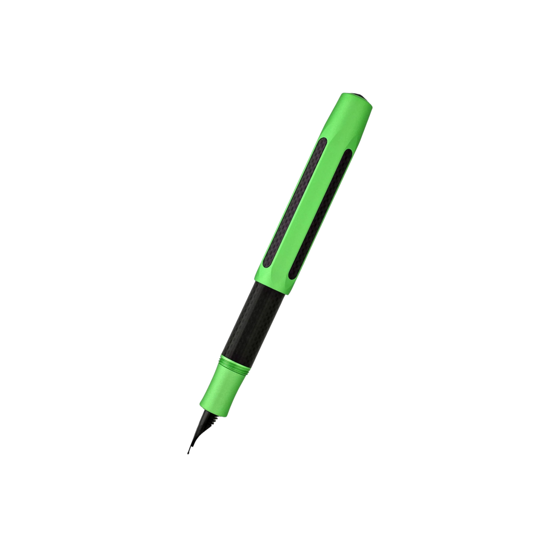 Kaweco AC Sport Fountain Pen - Green — nib close-up