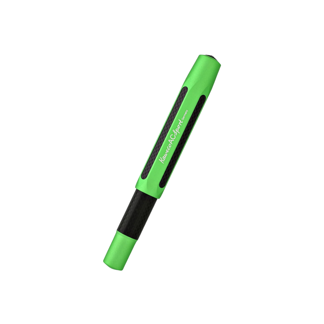 Kaweco AC Sport Fountain Pen - Green — with packaging