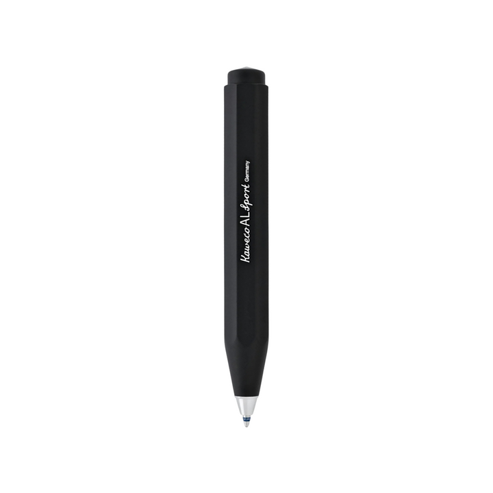 Kaweco AL Sport Ballpoint Pen - Black — writing at an angle