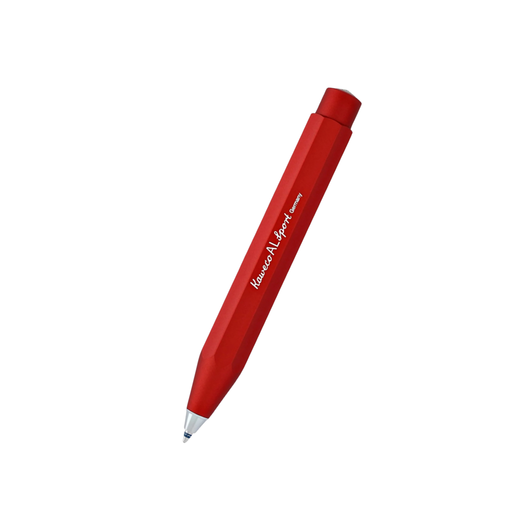 Kaweco AL Sport Ballpoint Pen in Deep Red — Kaweco ballpoint pen — reliable smooth-writing everyday pen, at Cityluxe Singapore
