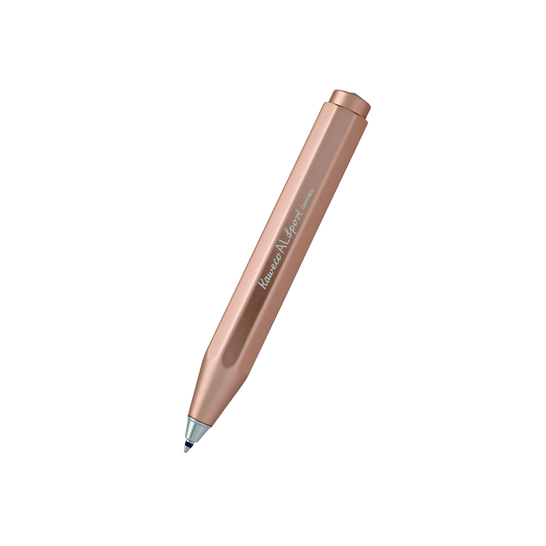 Kaweco AL Sport Ballpoint Pen - Rose Gold — capped