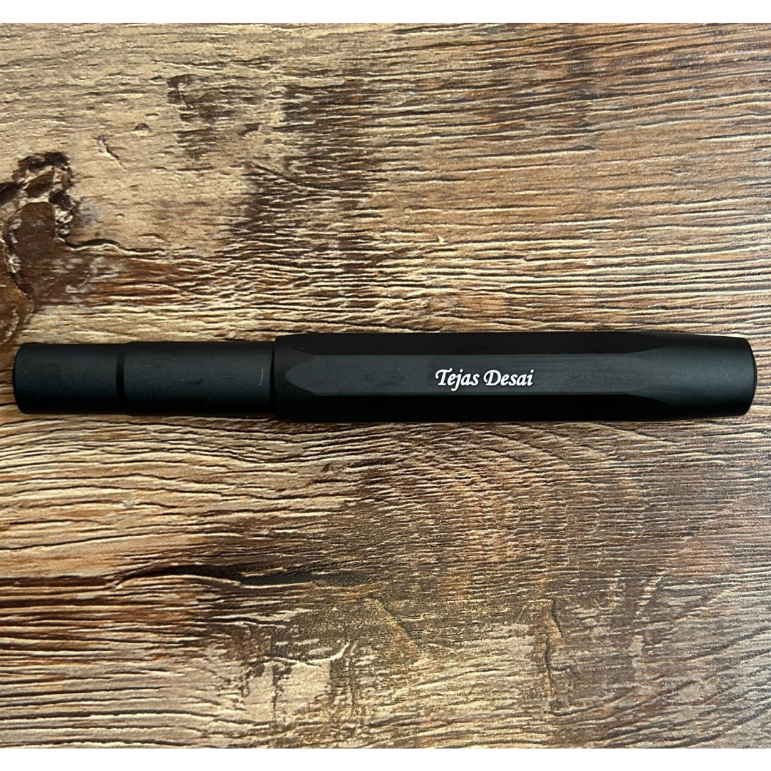 Kaweco AL Sport CONNECT EMR - Black — close-up