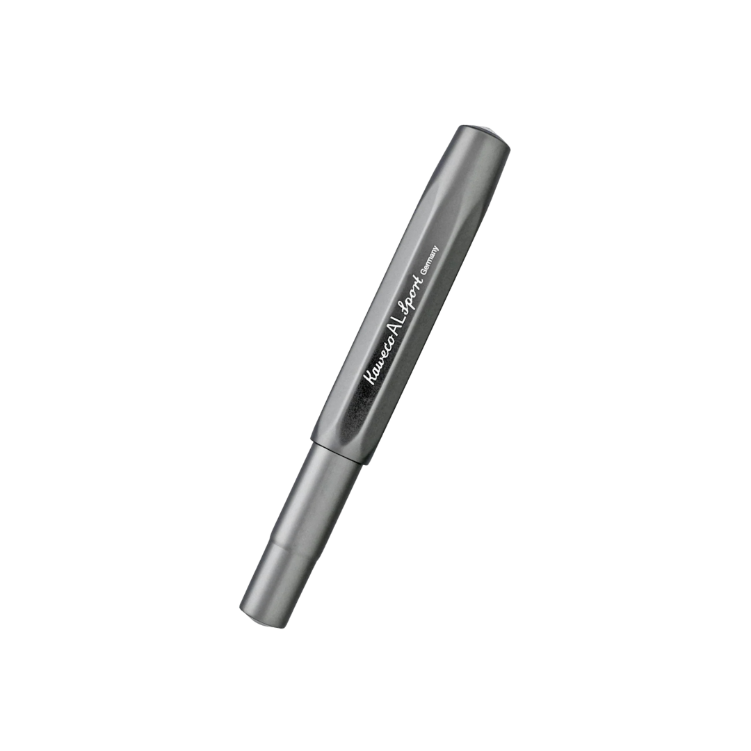 Kaweco AL Sport Fountain Pen in Anthracite — Kaweco fountain pen — precision nib writing instrument, at Cityluxe Singapore stationery store