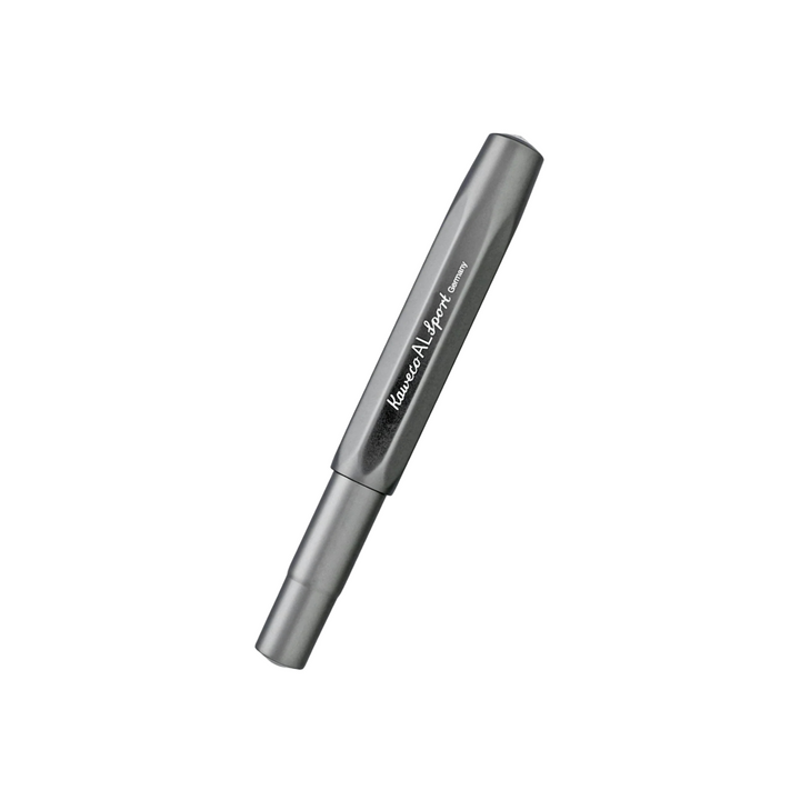 Kaweco AL Sport Fountain Pen in Anthracite — Kaweco fountain pen — precision nib writing instrument, at Cityluxe Singapore stationery store