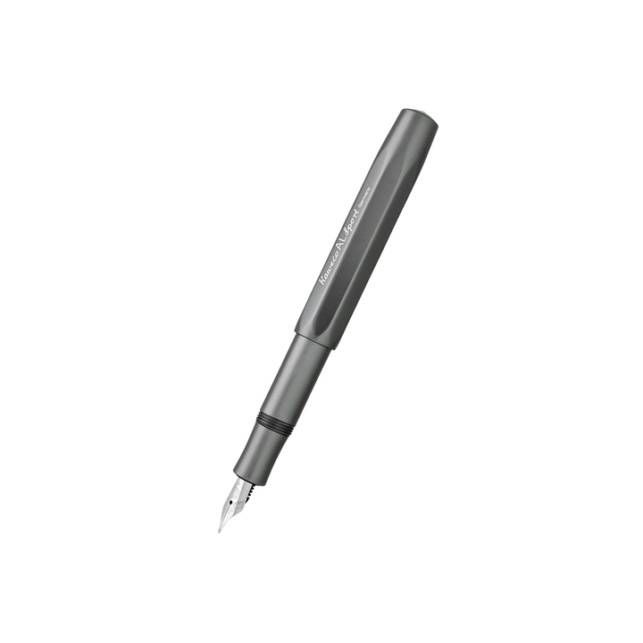Kaweco AL Sport Fountain Pen in Anthracite — Kaweco fountain pen — precision nib writing instrument, at Cityluxe Singapore stationery store