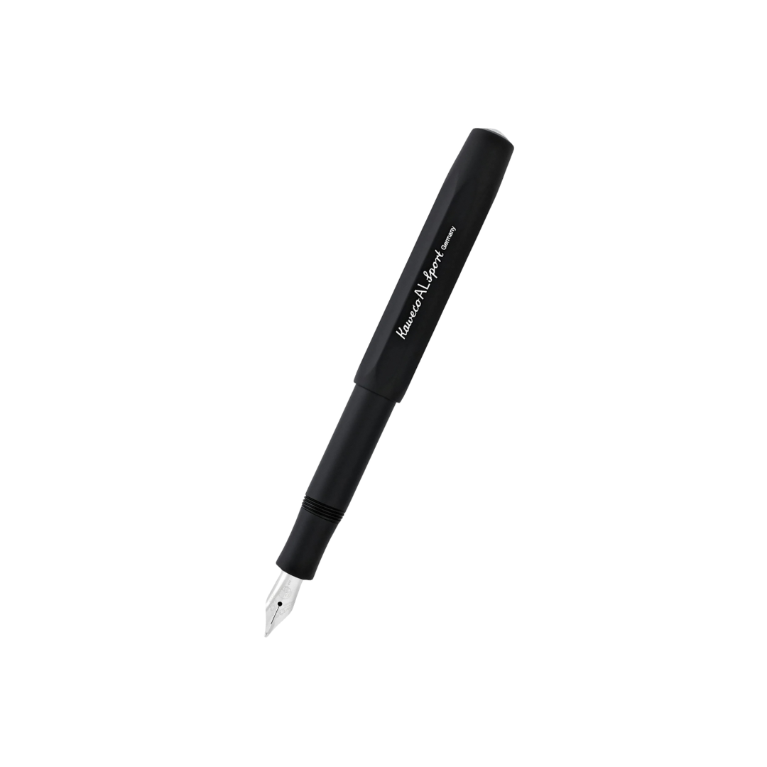 Kaweco AL Sport Fountain Pen - Black — capped