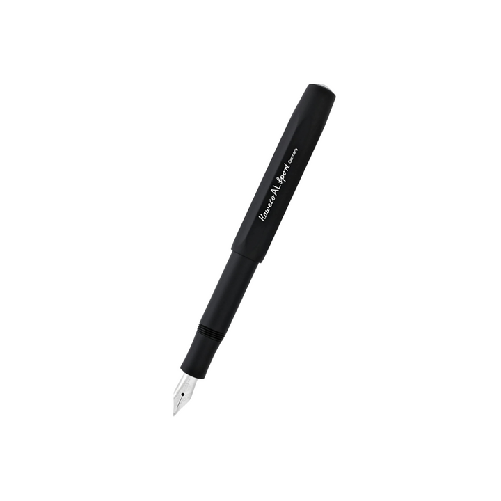 Kaweco AL Sport Fountain Pen - Black — capped