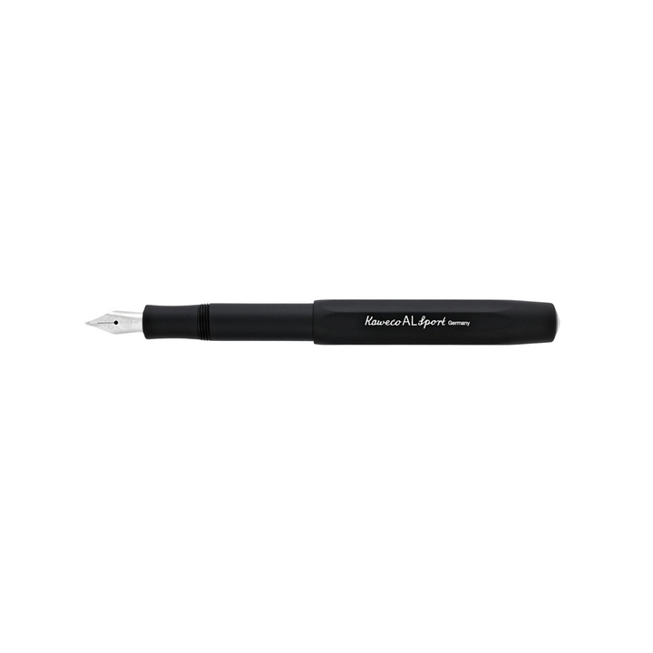 Kaweco AL Sport Fountain Pen - Black — flat lay
