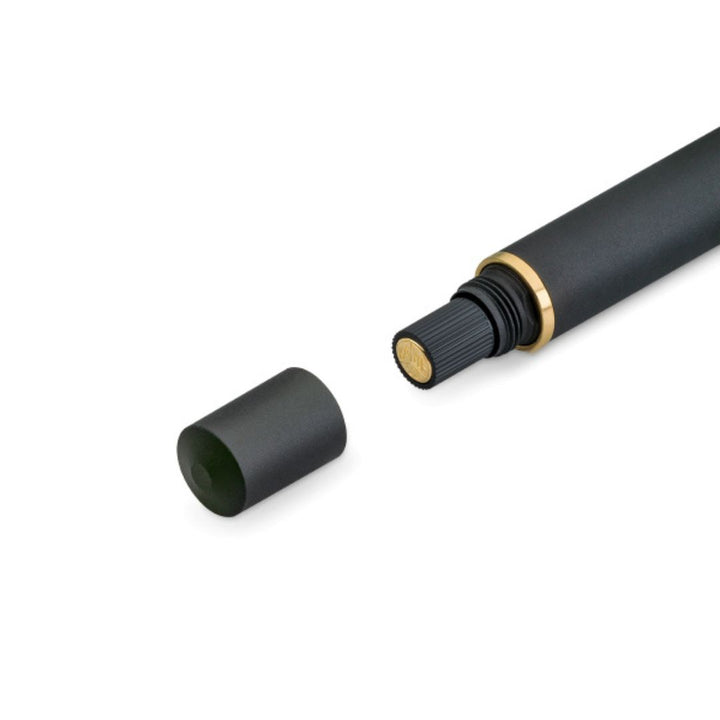 Kaweco AL Sport PISTON FILLER Starter Set - Black — flat lay