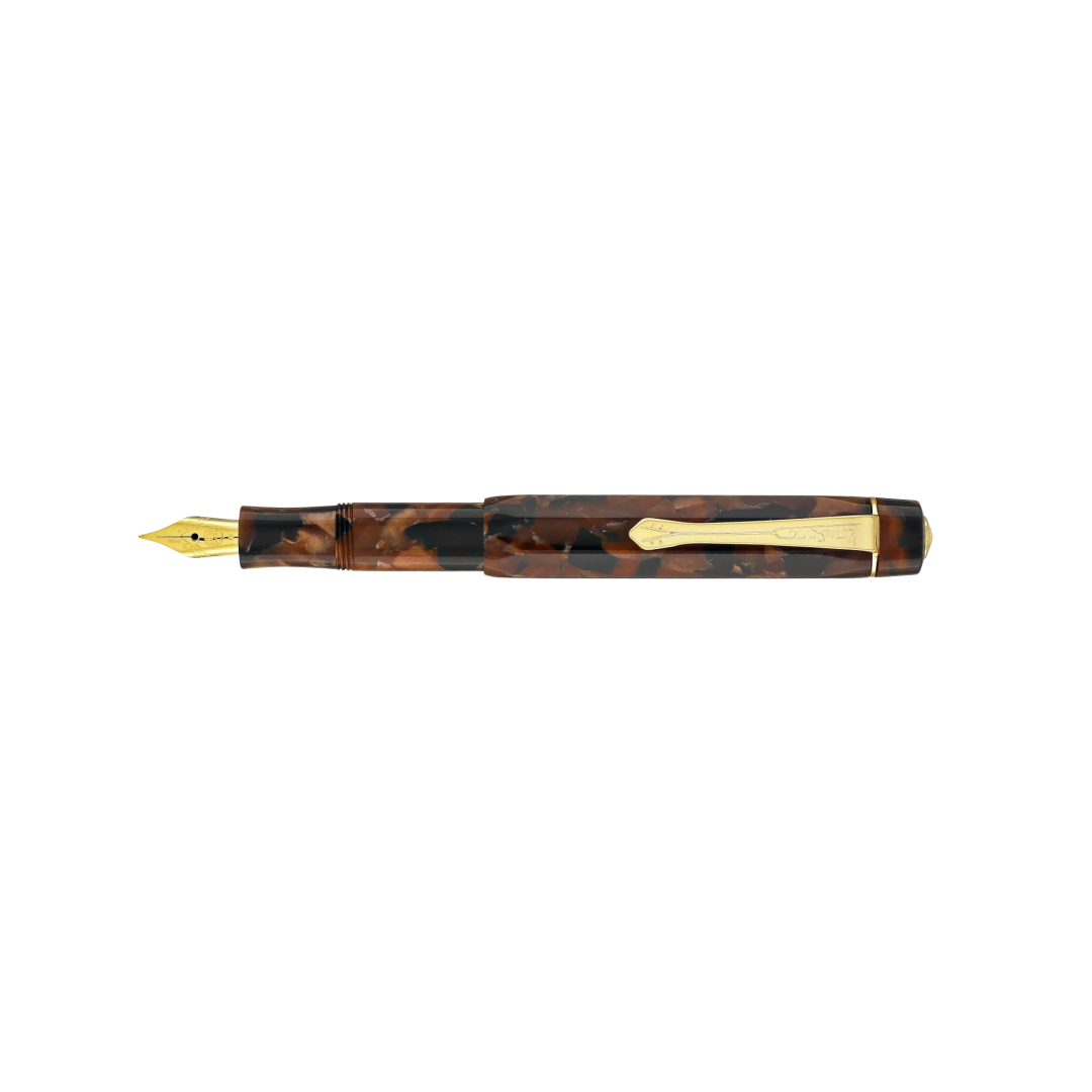 Kaweco Art Sport Fountain Pen - Hickory Brown — flat lay