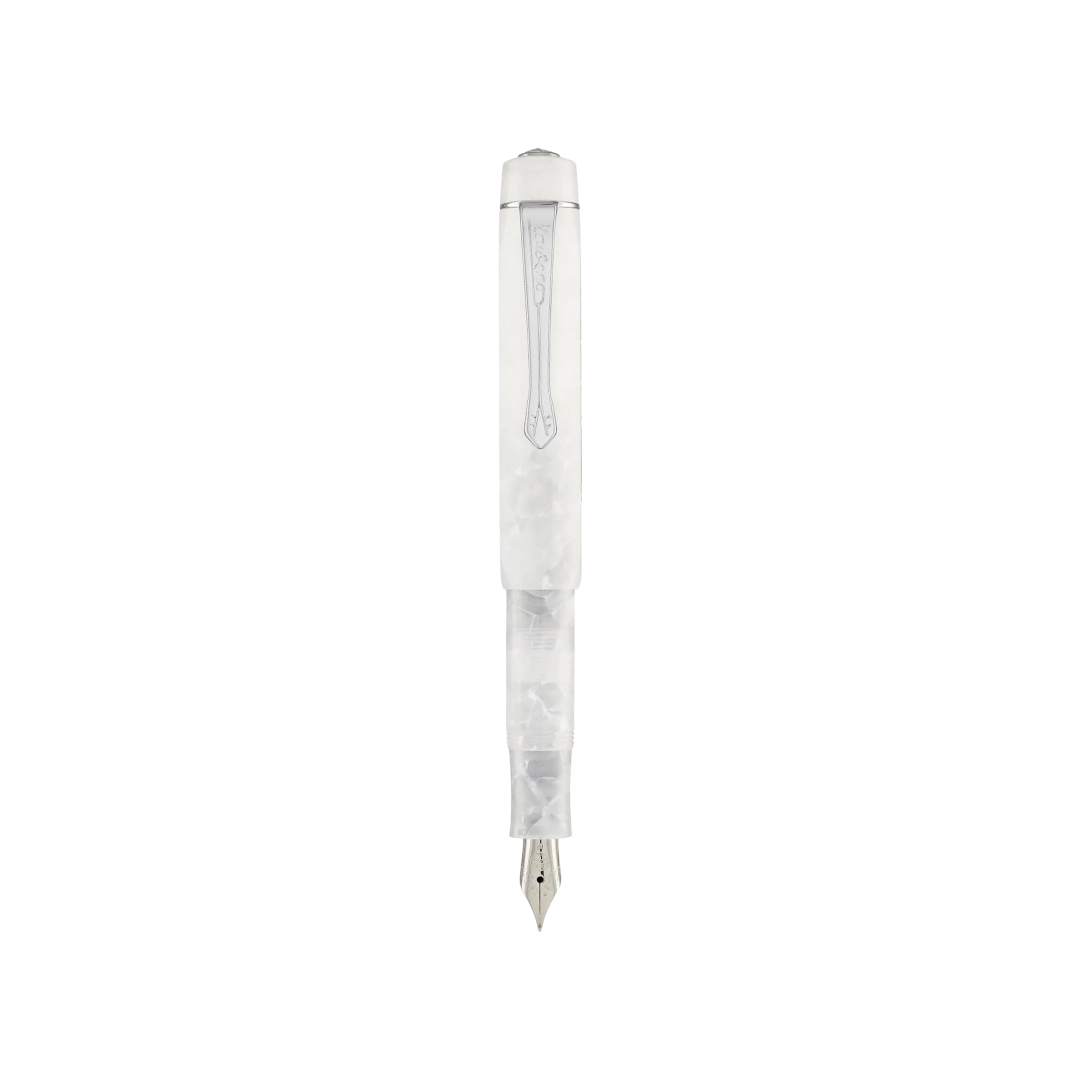 Kaweco Art Sport Fountain Pen - Mineral White — flat lay