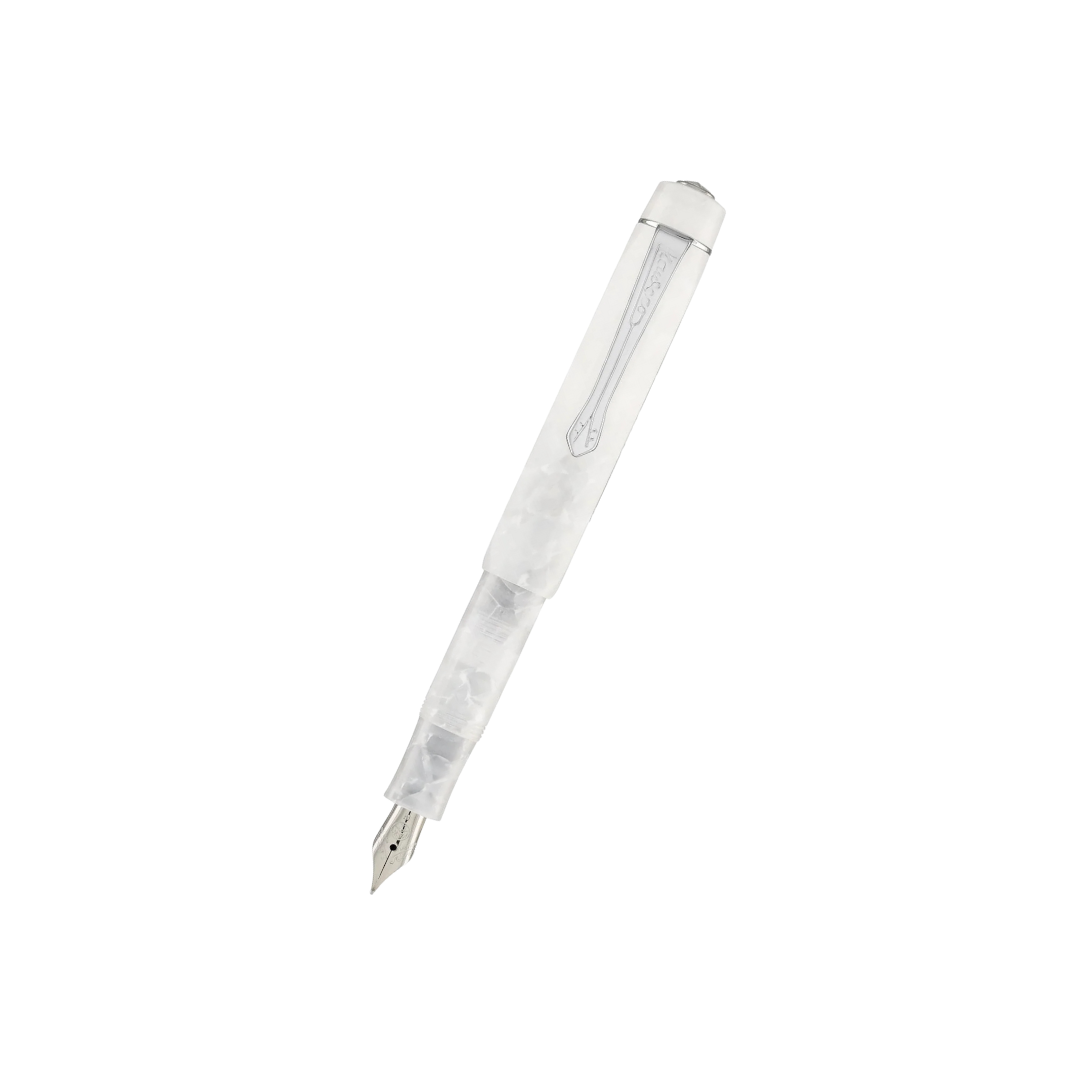 Kaweco Art Sport Fountain Pen - Mineral White — capped