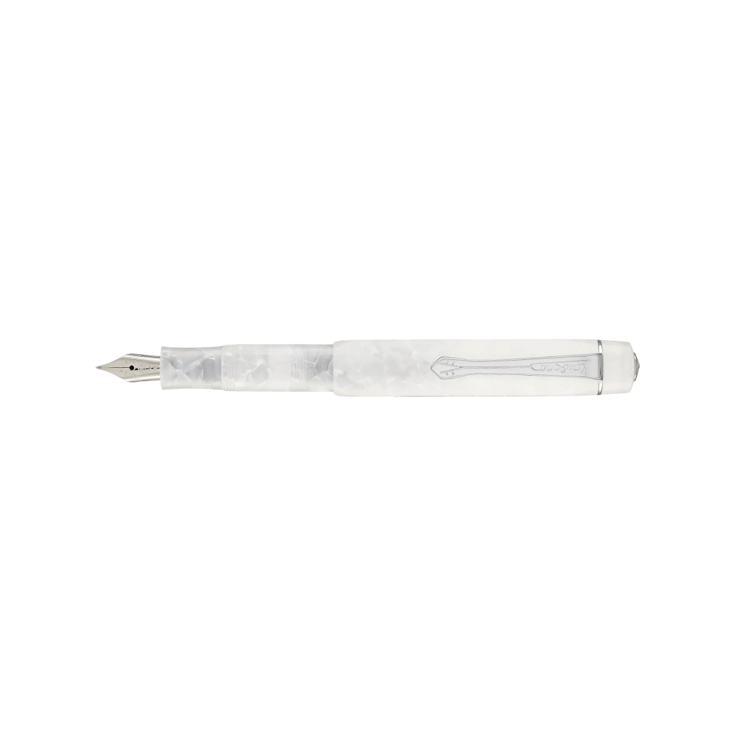 Kaweco Art Sport Fountain Pen - Mineral White — flat lay